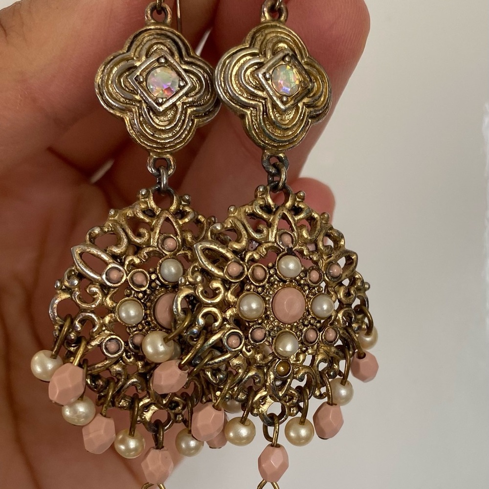 Hanging earrings